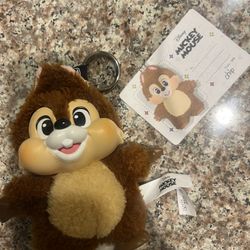 Authentic Chip Mickey and Friends Family Popmart bag charm Keychain 
