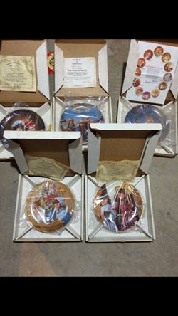 5 Brand New 1980's Reco International Limited Edition Collectors Plates