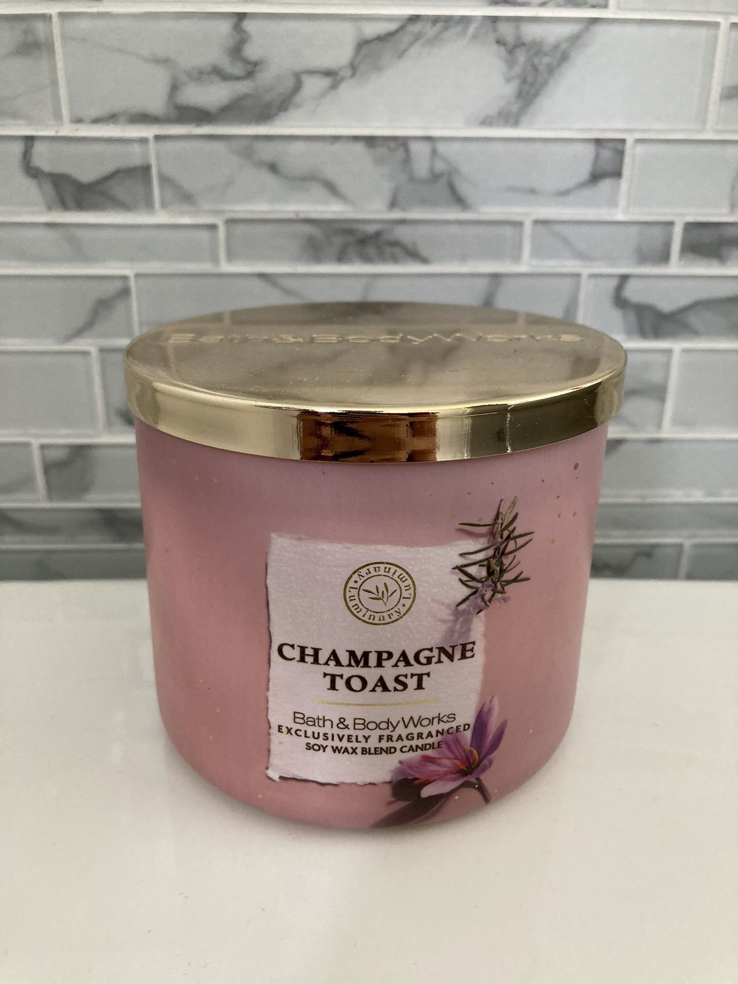 Bath and Body Works Candle Champagne Toast