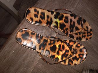 Leopard Print BEBE Sandals 7