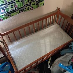 Vintage Jenny Lind Rocking Cradle