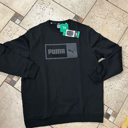 NWT Puma men’s fleece sweatshirt Size XL