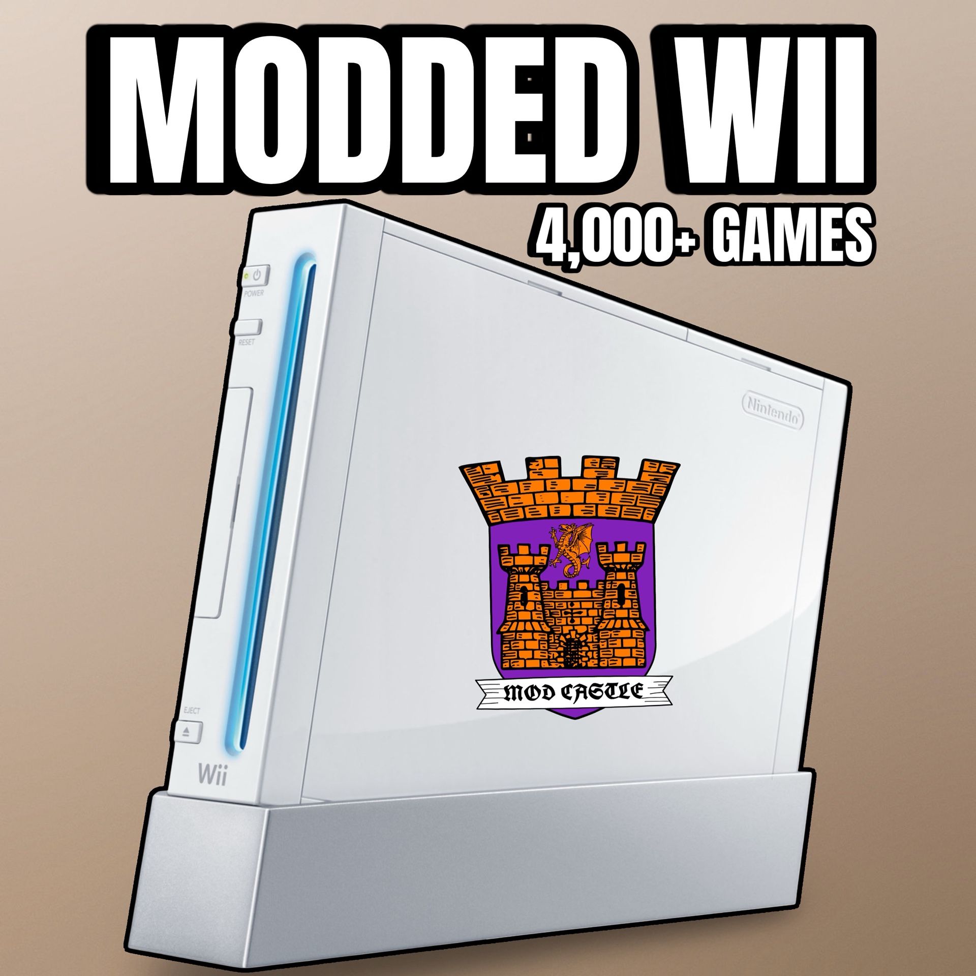 Mod Castle LLC - Custom Nintendo Wii Console