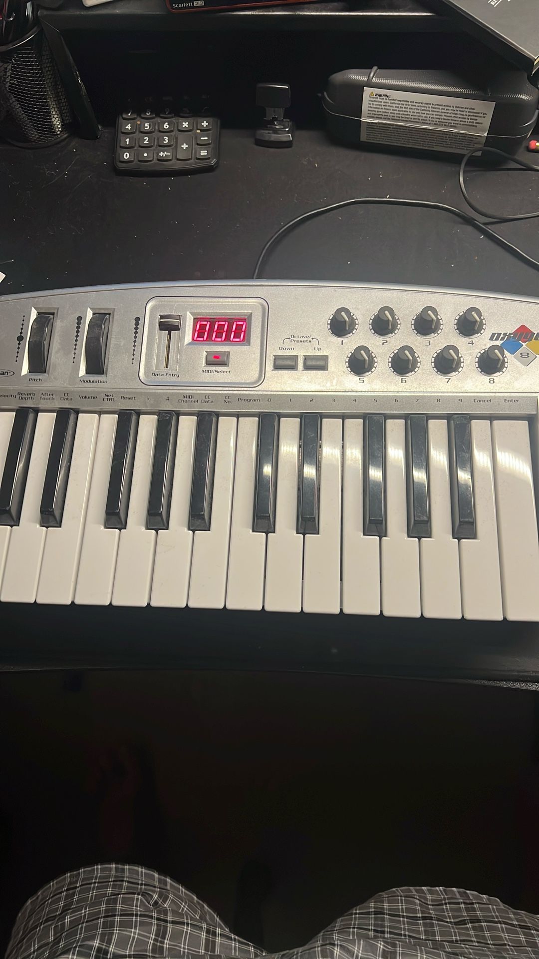 Oxygen 8 MIDIMAN midi controller