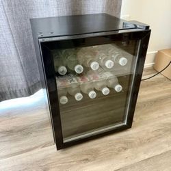 Compact Glass Door Mini Fridge