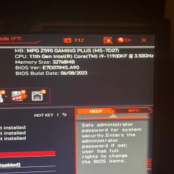 MPG Z590 GAMING PLUS Wants Trading For beast gaming Laptop!!!