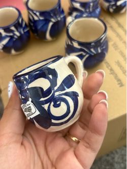 Talavera shot cups