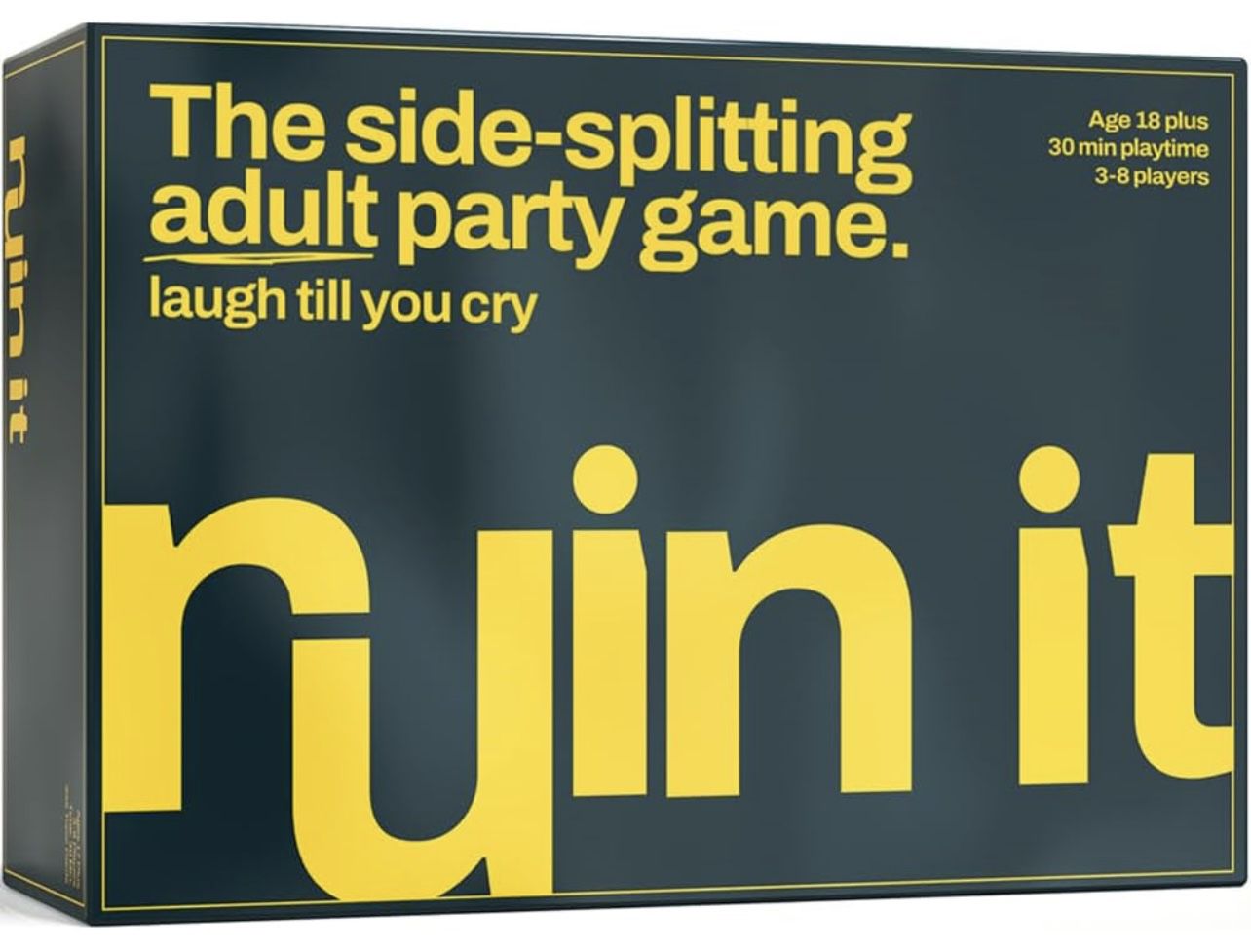Ruin It, Fun Adult Party Board Game for Group Game Night, Ages 18+ (3-8 Players)