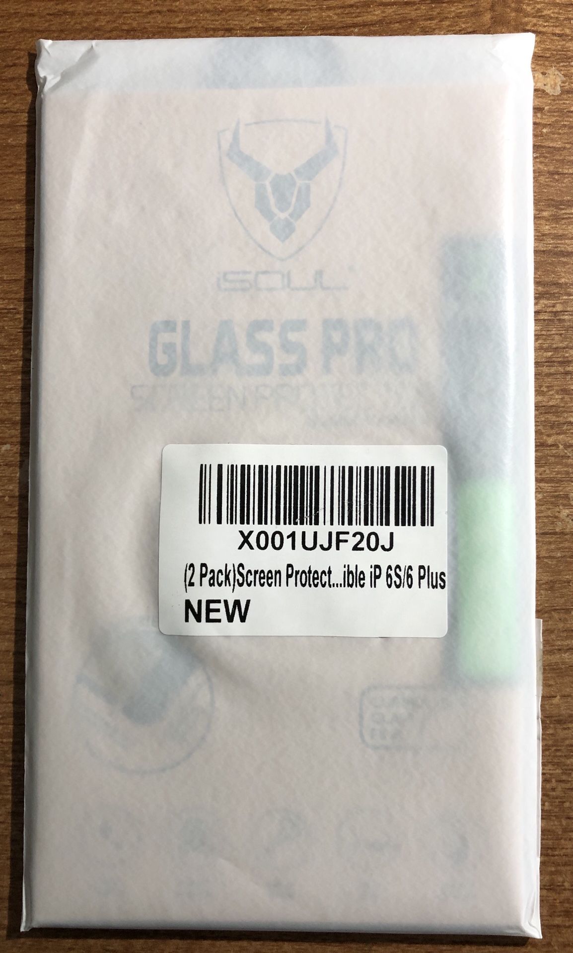 2 Pack Apple iPhone 6 /6S Plus Glass Screen Protector