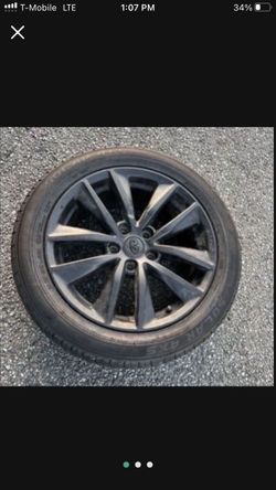1— 215/55r17 5x4.5 5x114.3 Stock G35 G37 Q50 350z Altima Camry Civic Accord Wheel Rim Good 80% Treads Tire!!!!!!!!!