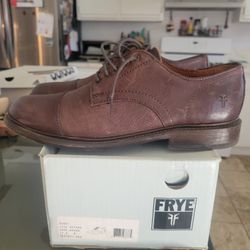 Frye Jack Oxford Dark Brown Dress Shoes Mens Size 11.5

