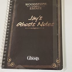 Woodstone Estate Ghosts Notes Notebook 