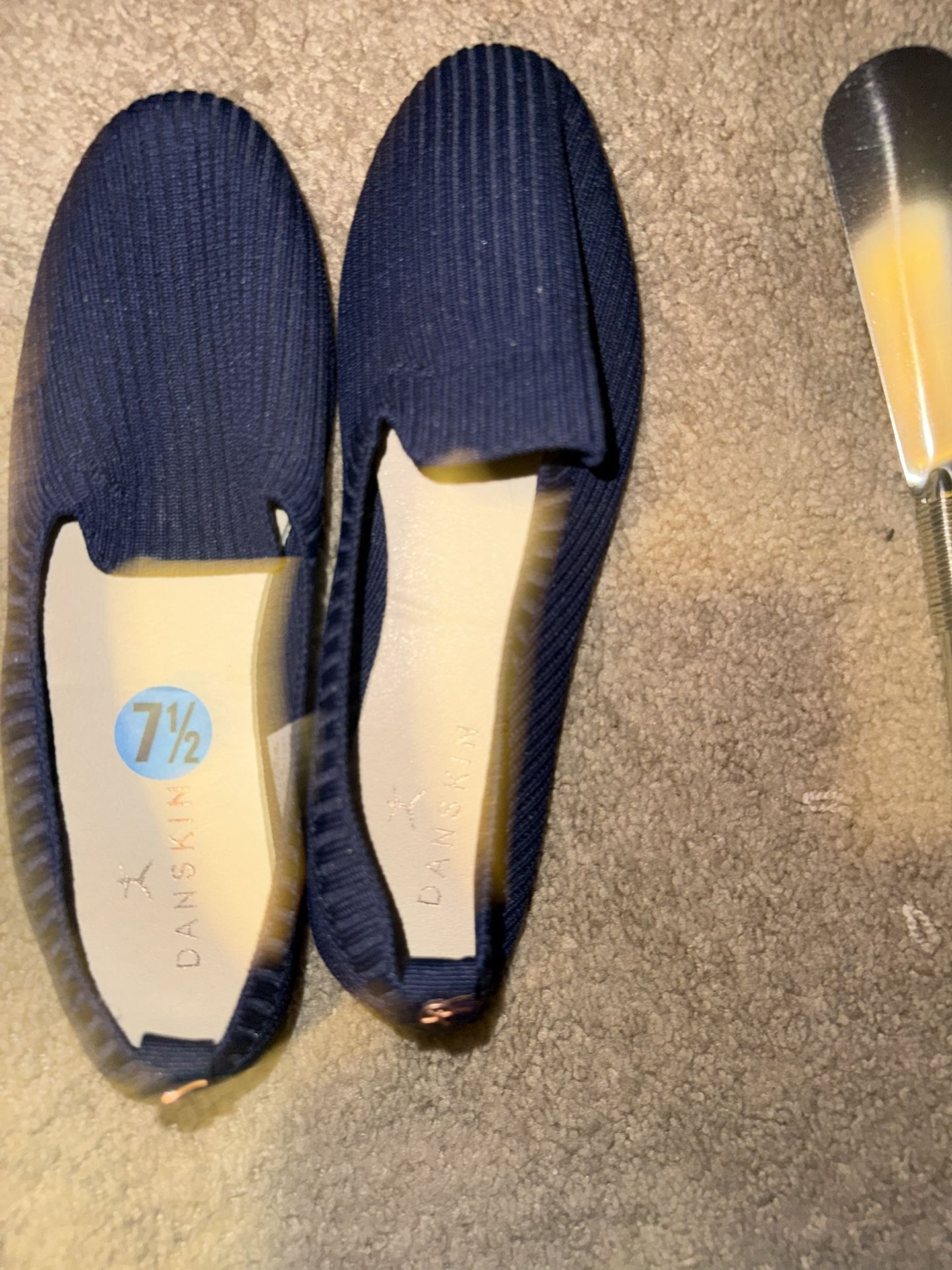 Navy Blue Women’s Slip On Shoes 