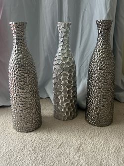 Silver Vases