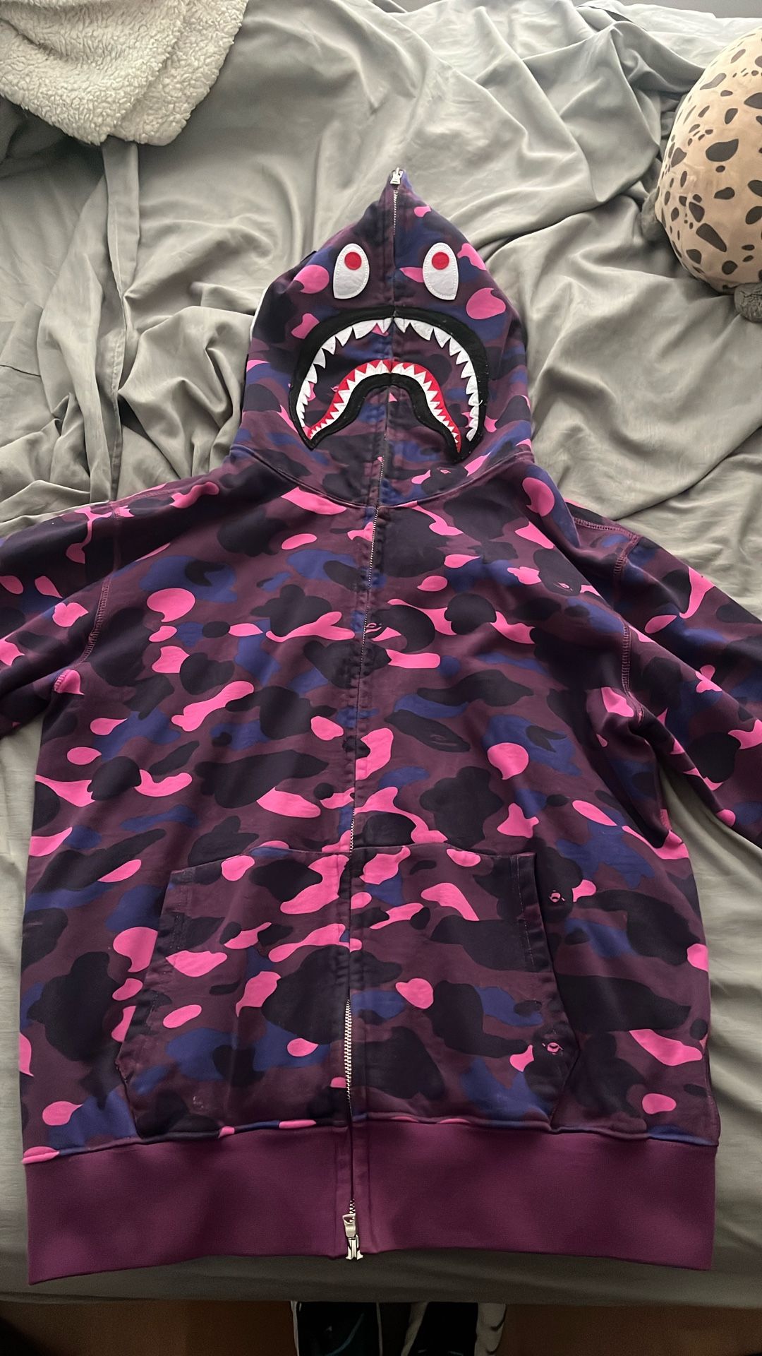 Purple 1st Camo Bape hoodie