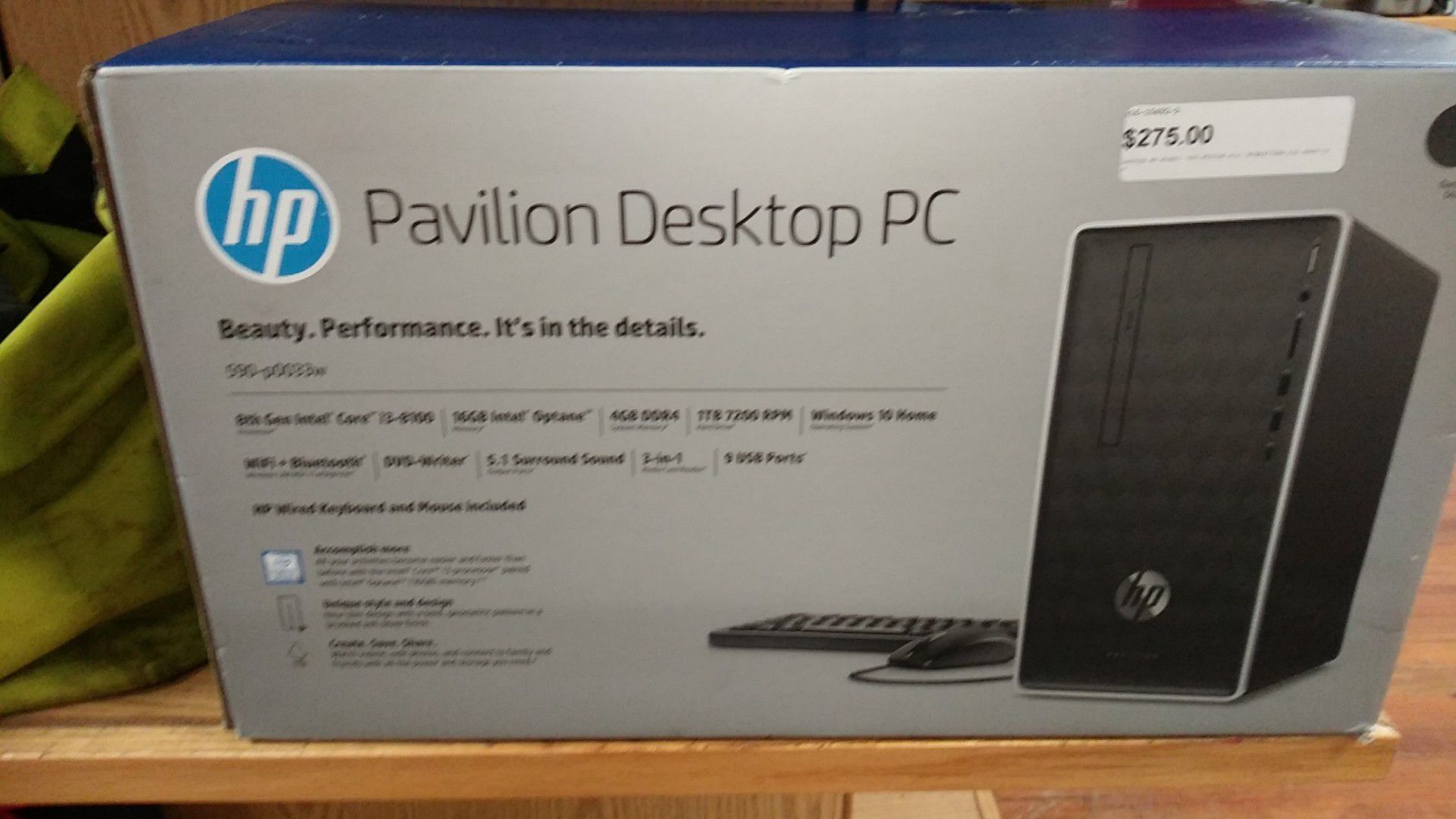 New! HP Pavilion Desktop PC!!