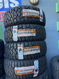 275/65r20 Arroyo tires nuevas con 50,000 millas de garantía las 4