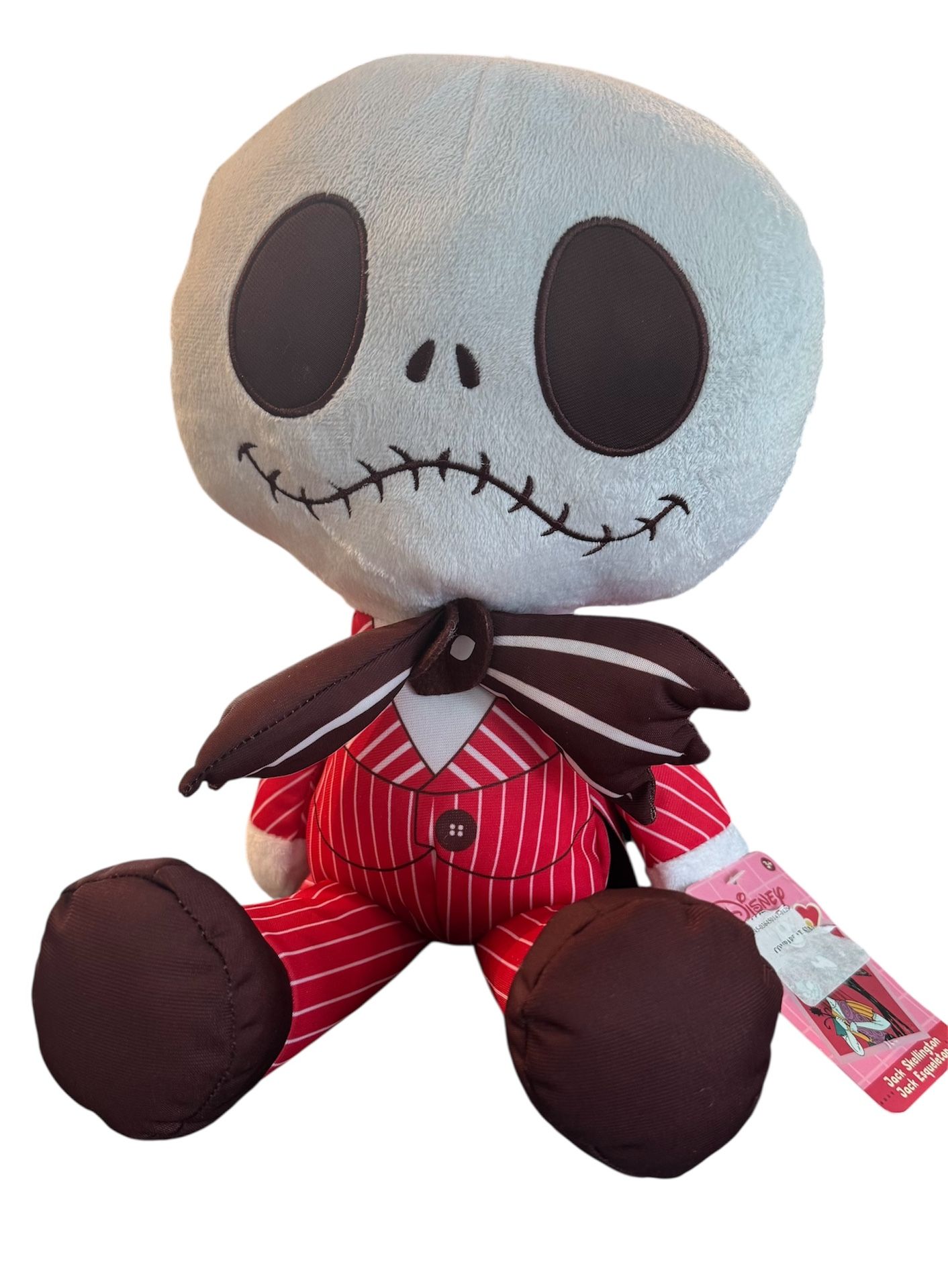 NWT Black & White Jack Skellington Stuffed Animal