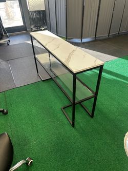 Marble side table