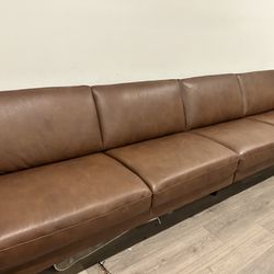 Natuzzi 100% Italian Leather Couch