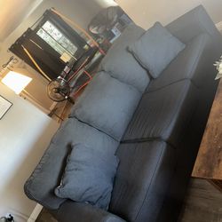 Dark Grey Couch 
