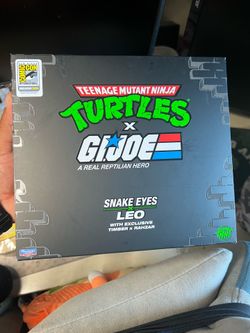 Tmnt x G.I Joe Snake Eyes Leonardo