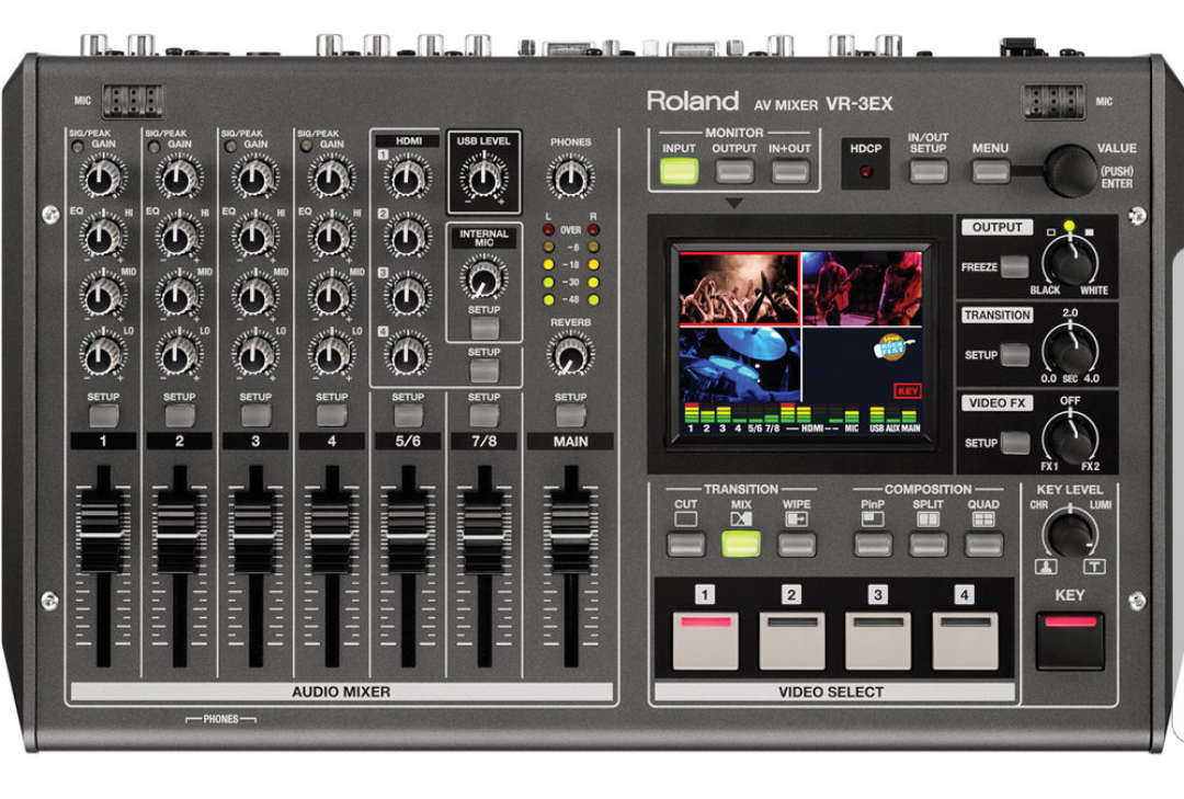 Roland VR 3EX Video and audio mixer.