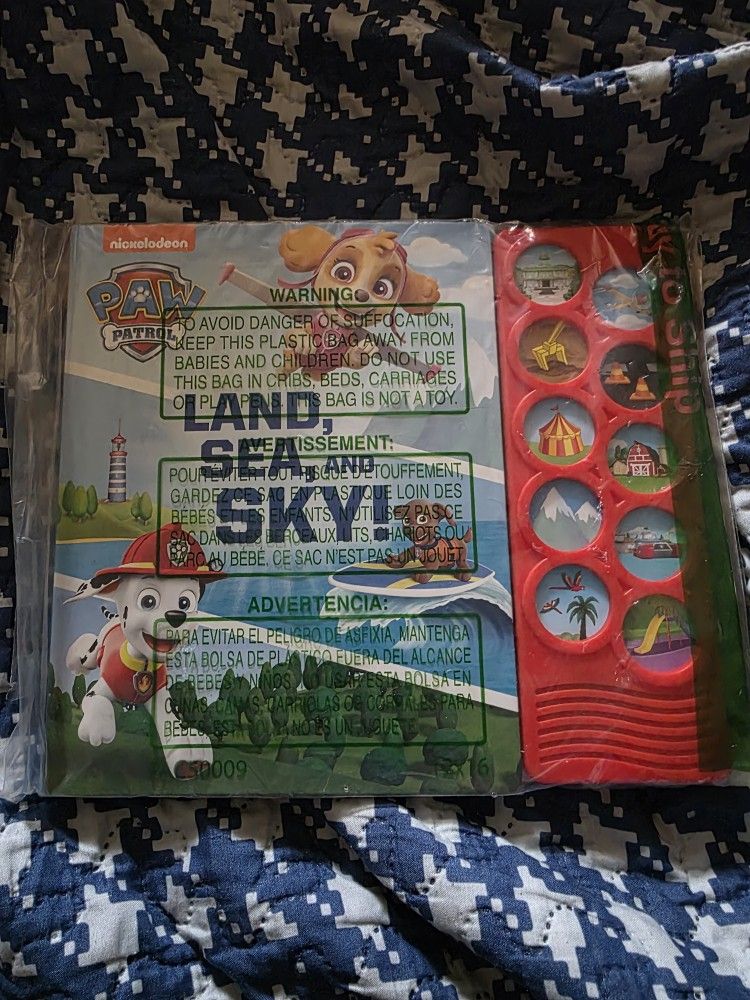 Paw Patrol Interactive Book