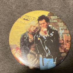 Vintage Sex Pistols Sid And Nancy Pin