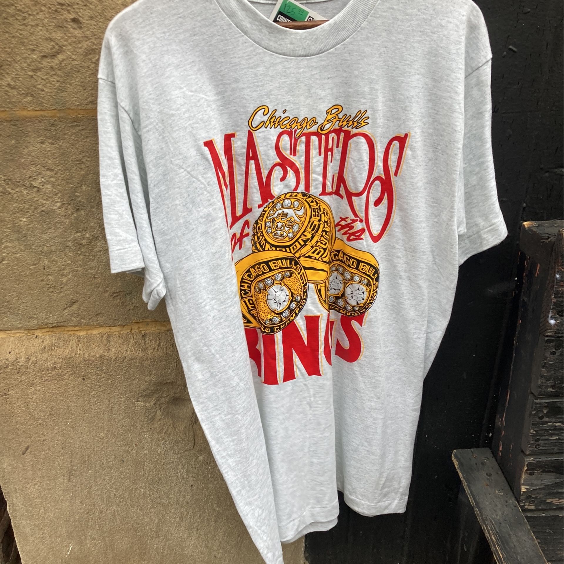 Masters Of The rings Chicago Bulls Championship Ring Tshirt