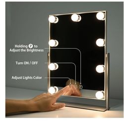 Vanity Mirror with Lights Factory Sealed  Elegance Looks & Quality 