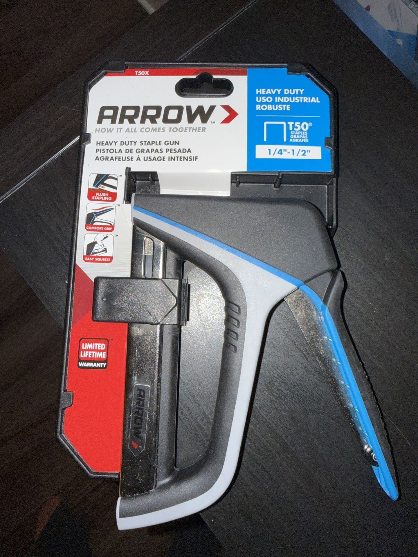 Arrow T50X Heavy Duty Staple Gun – Industrial Strength, Brand New