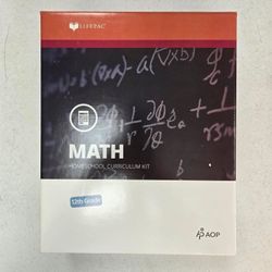 Lifepac 12th Grade Math Homeschool Curriculum 