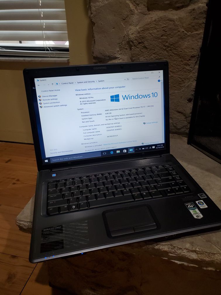 Compaq Presario F700 - Windows 10 Laptop
