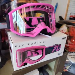 Pink Off-road Goggles Fly Racing Special Deal $35