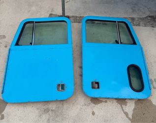 OEM Blue Peterbilt 379 Cab Door
