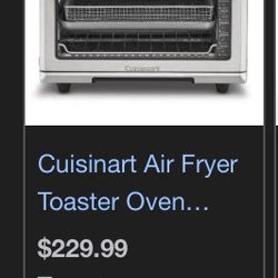 Cuisinart Air fryer convection Oven
