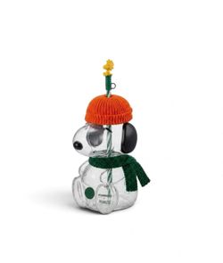 Starbucks Peanuts Snoopy glass cup