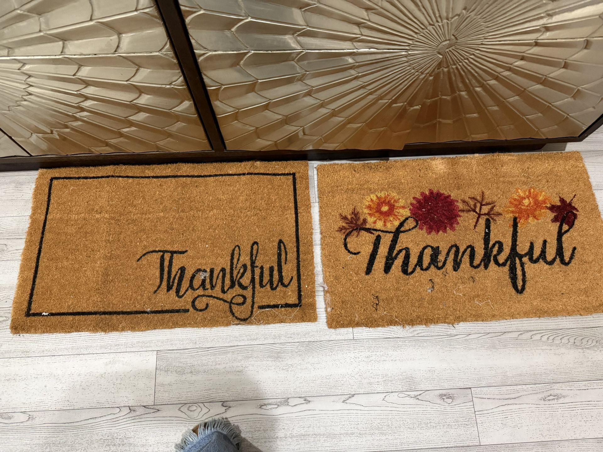 Thanksgiving Welcome Mats 