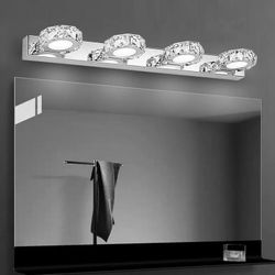 Modern Bathroom LED Crystal Mirror Light