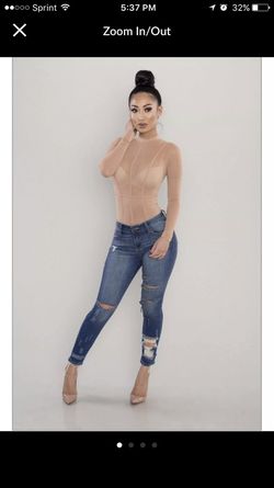 SHEER MESH CAGED BODYSUIT