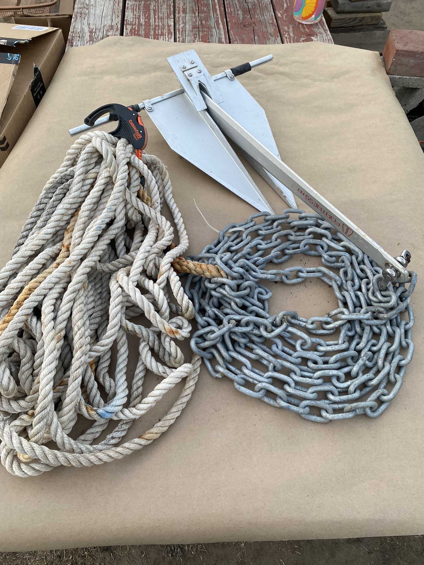 Anchor Danforth Aluminum F-7