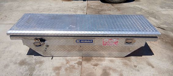 KOBALT CROSSOVER DIAMOND PLATE TRUCK TOOL BOX!!!