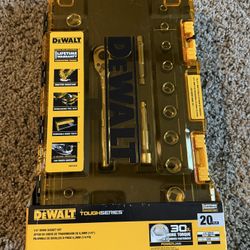 Dewalt 20pc 1/4” Drive Socket Set NEW