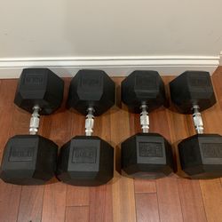 New Rubber dumbbells
