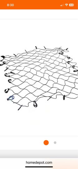 Cargo netting for full size truck.