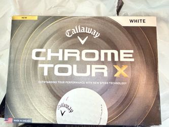 Callaway Chrome 2026 Tour  X white golf balls [Brand New]
