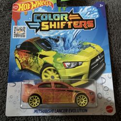 Hot Wheels Mitsubishi Lancer Evolution Color Shifters New Sealed Pack Mattel