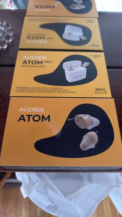 Audience Atom  hearing aids basic n pro New