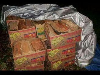 Boxes of dry-seasoned firewood (Ask about delivery)